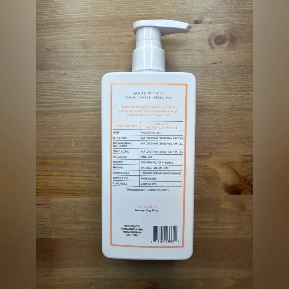 Native Sweet Peach & Nectar Hair and Body Trio - Picture 5 of 8